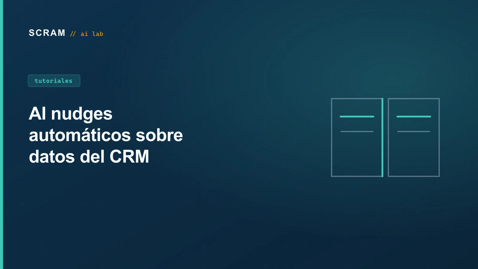 AI nudges automáticos sobre datos del CRM