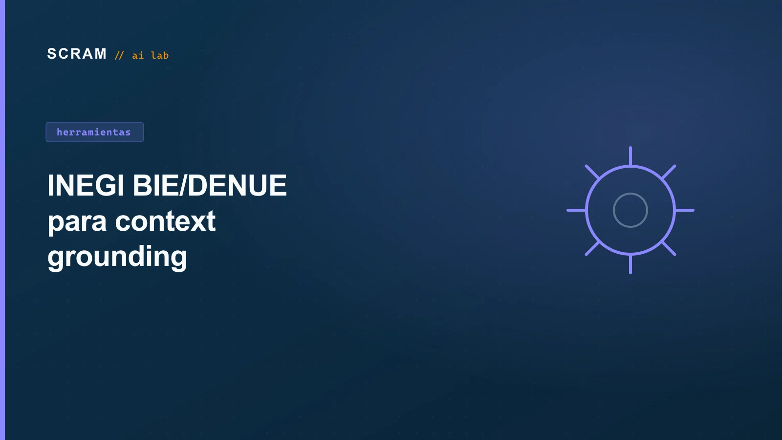 INEGI BIE/DENUE para context grounding
